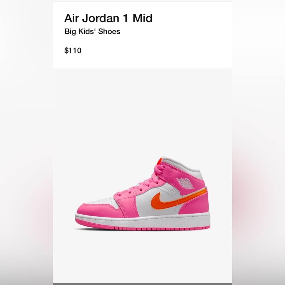 Pinksicle Nike Jordan’s